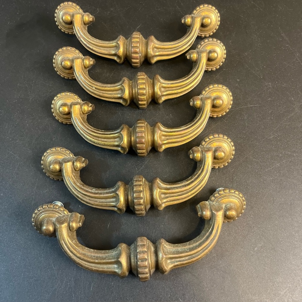 Vintage Brass Wall Decor Handles